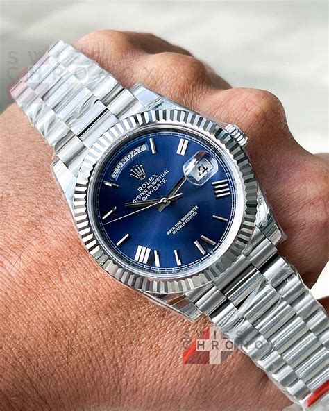 presidential rolex blue and red|kennedy rolex day date 40.